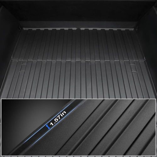 Houclemic trunk bed mat for 2024 tesla cybertruck accessories 3pcs tpe odorle...