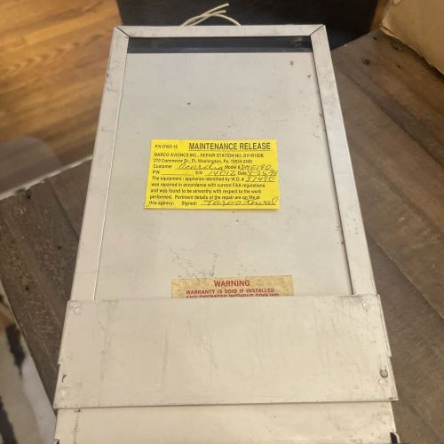 Narco dme-190 tso s/n 20643 w/ tray