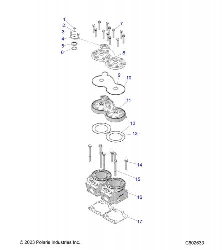 Polaris hex flange screw m10 x 1.5 x 70, genuine oem part 7519095, qty 1