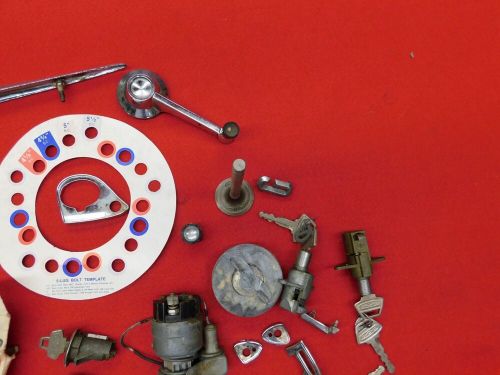 LOT of 44 NOS / USED vintage 1950s 1960s 1970s 1980s Ford Lincoln Mercury parts, US $9.99, image 3
