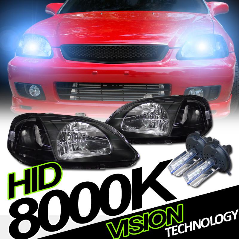 Purchase H4 8000K Xenon HID Kit 9900 Civic EK/EJ/EM JDM Blk Head