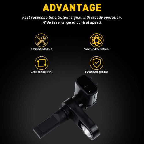 2pcs Black 2005-2017 For Toyota Tacoma Wheel Speed Sensor Replacement Left+Right, US $14.99, image 11