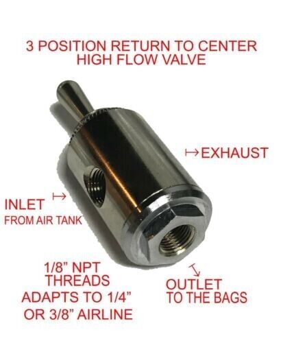 Dodge 74-93 d250 air kit 2600 bags manual valve front and rear dc480