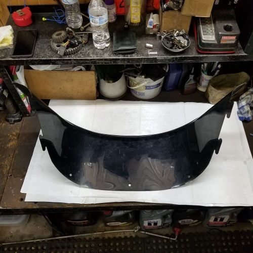 1995-1998 polaris indy rmk sks 500 oem low black 10" windshield 5431894