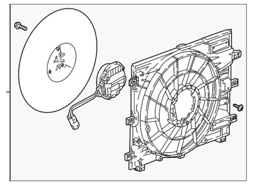 Genuine GM Engine Cooling Fan 85109720, US $250.17, image 4