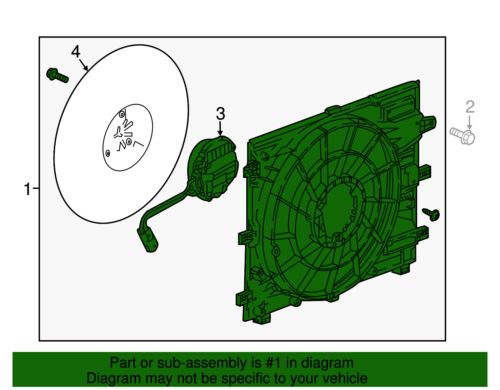 Genuine GM Engine Cooling Fan 85109720, US $250.17, image 5