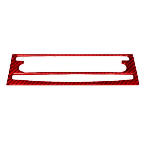 Red carbon fiber console interior trim fit for bmw 3series e90 e92 e93 2005-12