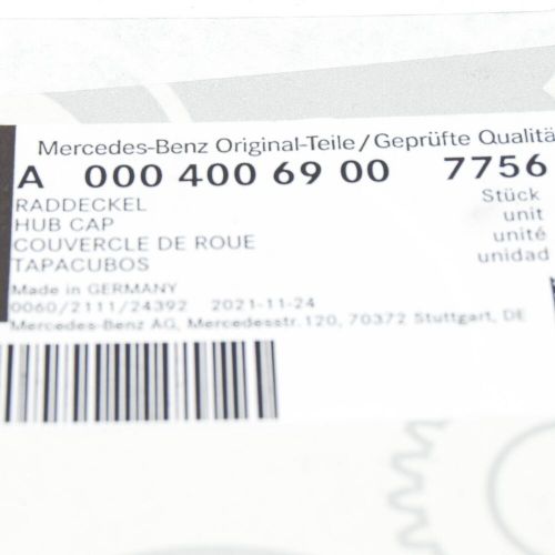 MERCEDES-BENZ GLA H247 Wheel Hub Cover Cap A00040069007756 NEW, AU $167.72, image 2