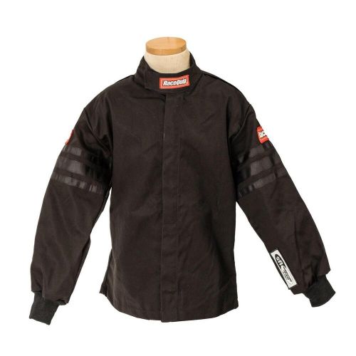 RaceQuip 1969993RQP Youth Racing Suit Jacket, SFI-1, Black, KM, US $67.95, image 5