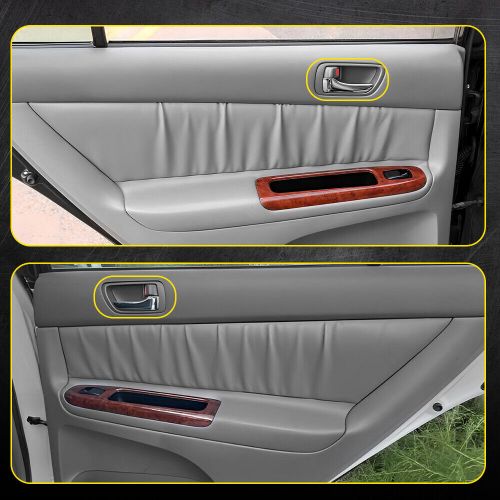 4Pcs Door Handle Inside Gray Chrome Left & Right Set for 2002-2006 Toyota Camry, US $24.99, image 3
