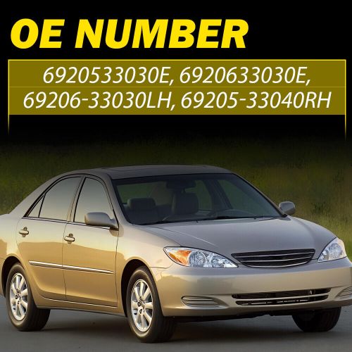 4Pcs Door Handle Inside Gray Chrome Left & Right Set for 2002-2006 Toyota Camry, US $24.99, image 4