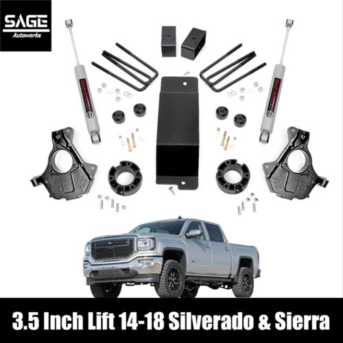 3.5 Inch Lift for 14-18 Silverado and Sierra 1500 For Cast Steel Factory Arms, US $569.95, image 8