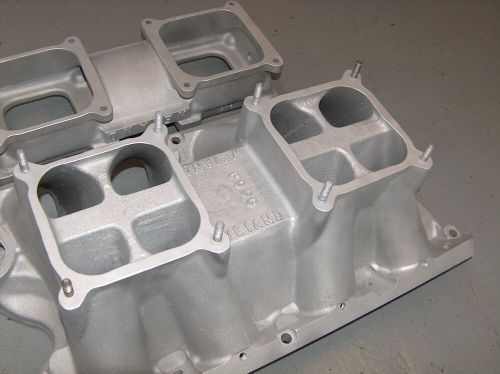 Weiand 2x4 Dual Quad 429 460 Ford Tunnel Ram Intake Manifold 5993 w/Plenum CJ, US $875.00, image 11