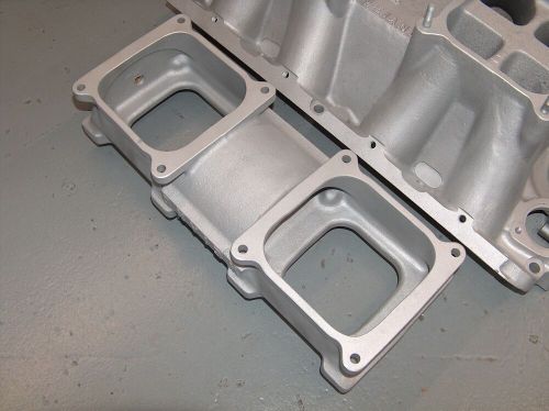 Weiand 2x4 Dual Quad 429 460 Ford Tunnel Ram Intake Manifold 5993 w/Plenum CJ, US $875.00, image 12