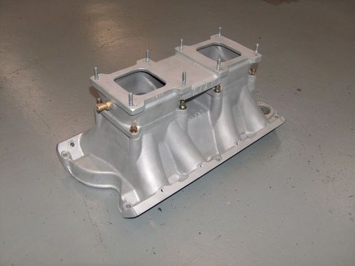 Weiand 2x4 Dual Quad 429 460 Ford Tunnel Ram Intake Manifold 5993 w/Plenum CJ, US $875.00, image 17