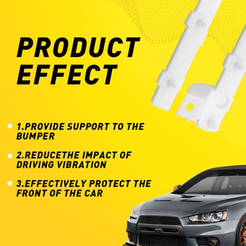 Bumper bracket for 2008-2017 mitsubishi lancer except evo set of 2