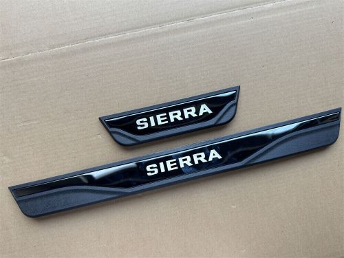 For GMC Sierra Accessories Black Car Door Sill Scuff Cover Panel Step Protector, US $41.88, image 4