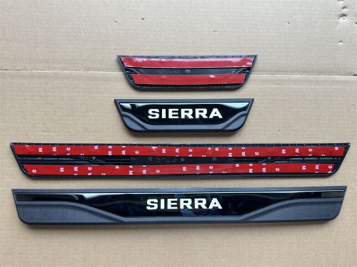 For GMC Sierra Accessories Black Car Door Sill Scuff Cover Panel Step Protector, US $41.88, image 6