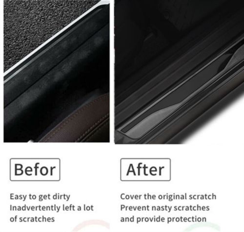 For GMC Sierra Accessories Black Car Door Sill Scuff Cover Panel Step Protector, US $41.88, image 11