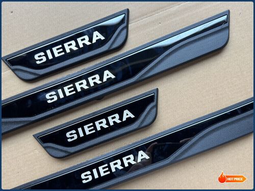 For GMC Sierra Accessories Black Car Door Sill Scuff Cover Panel Step Protector, US $41.88, image 14