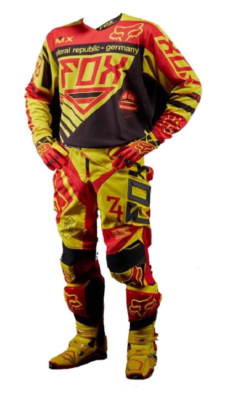 Fox racing 2014 limited blk yel mxon 360 intake medium jersey and pants size 32