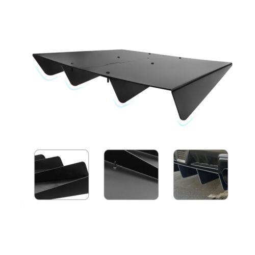 Black Rear Lower Bumper Diffuser Lip Splitter Cannards For 1993-1998 SUPRA, US $61.59, image 13