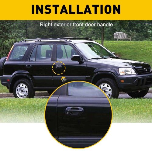 2Pcs for 97-01 Honda CR-V Black Exterior Front Right&Left Side Door Handles USA, US $12.99, image 13