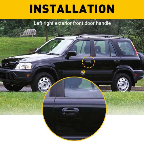 2Pcs for 97-01 Honda CR-V Black Exterior Front Right&Left Side Door Handles USA, US $12.99, image 17