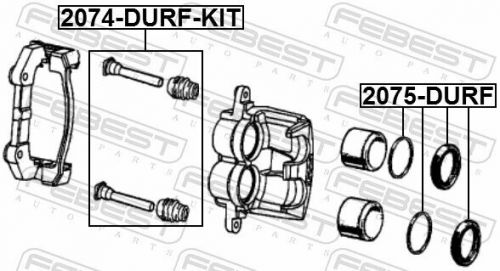GUIDE BOLT BRAKE CALIPER 2074-DURF KIT FOR AUDI Q5 A8/D4/S8 A8L A7/Sportback -, US $, image 3