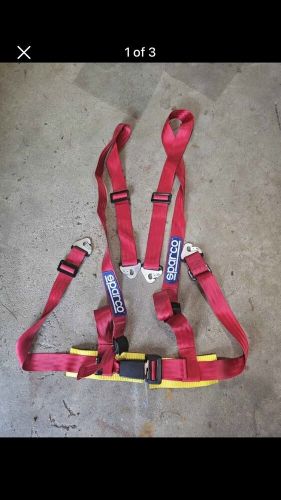 Complete Driver And Passenger Set Sparco 4-Point Street Racing Harness, US $225.00, image 2