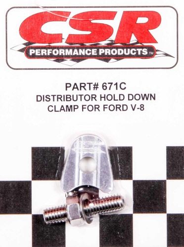 CSR Performance Ford V8 Distributor Hold Down Clamp - Clear, US $52.70, image 3