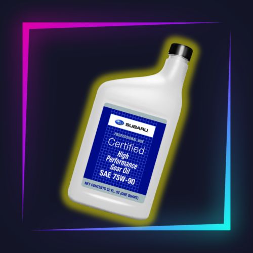 Genuine oem subaru 75w90 high performance gear oil 1qt soa427v1700