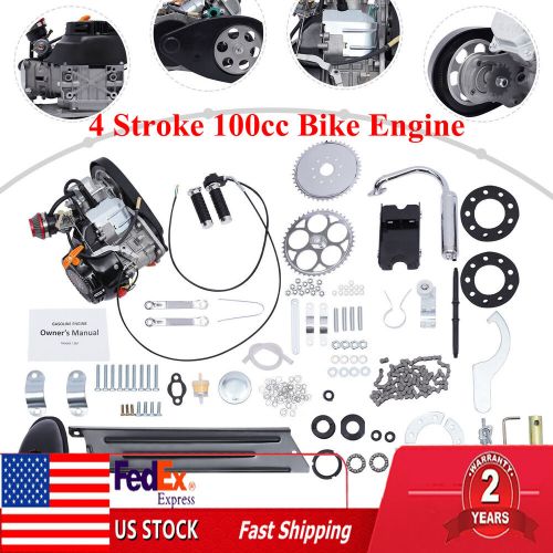 4 Stroke 100cc Bike Engine Kit Set Gas Motorized Motor Bicycle Modified Engine, US $238.72, image 4