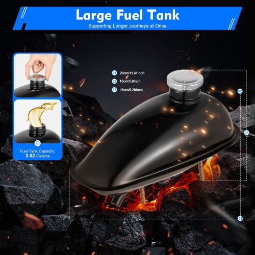 4 Stroke 100cc Bike Engine Kit Set Gas Motorized Motor Bicycle Modified Engine, US $238.72, image 19