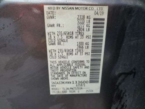 Driver Axle Shaft Front Axle 3.5L 6 Cylinder AWD Fits 19-20 MURANO 7468244, US $125.00, image 6