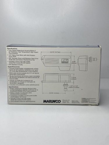 Marinco 36180 AFI 1000 Series 12V 80° Sweep 1.5” Shaft Waterproof Wiper Motor, US $79.99, image 5