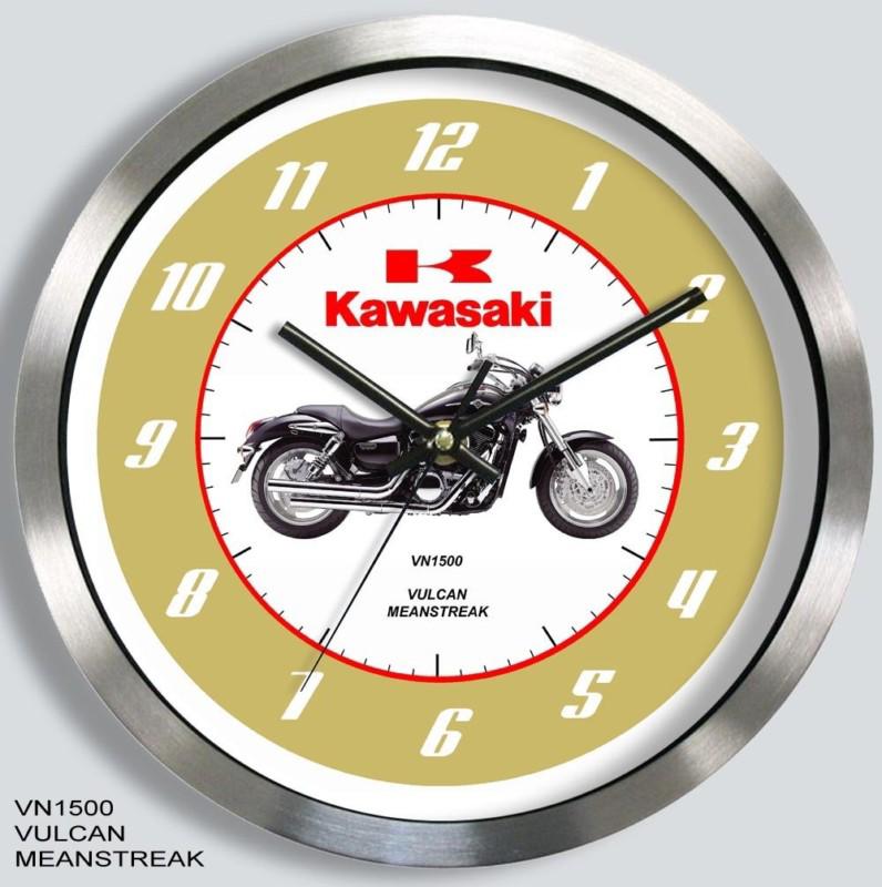 Kawasaki vn1500 vulcan drifter, tourer or meanstreak motorcycle metal wall clock