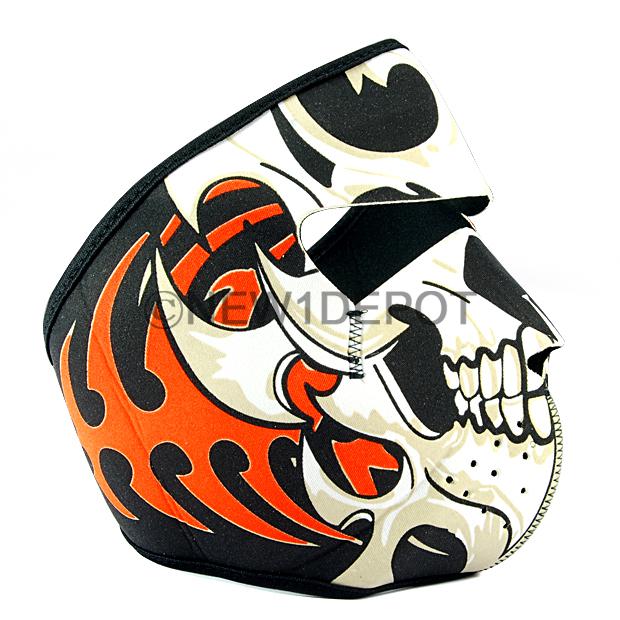 Snow Skiing Skull Motorcycle Bike Warmer Full Face Neoprene Neck Wrap Mask Cover, US $8.99, image 3