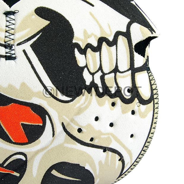 Snow Skiing Skull Motorcycle Bike Warmer Full Face Neoprene Neck Wrap Mask Cover, US $8.99, image 4