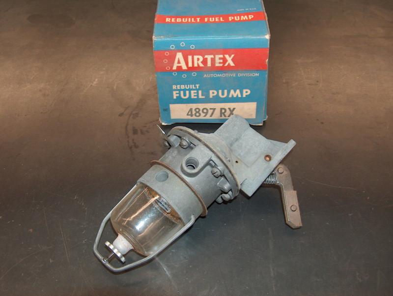 Reman 1960-1961 ford mercury mechanical fuel pump airtex 4897 comet falcon (c)