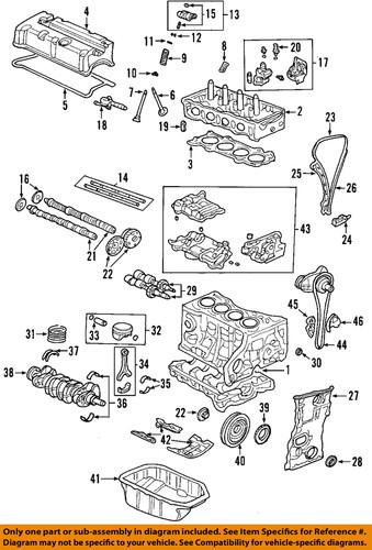 Honda oem 91212-pnc-003 seal, crankshaft/engine crankshaft seal