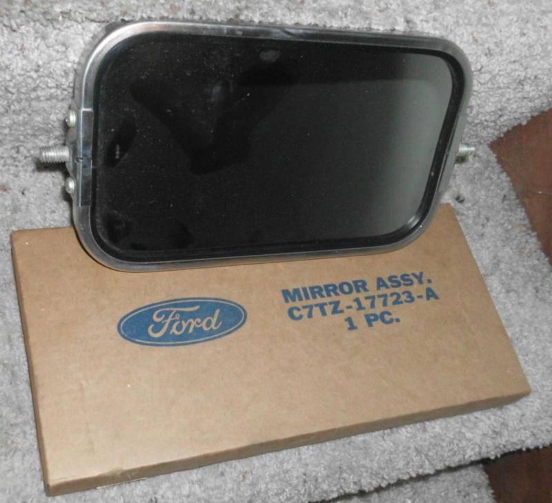 Cc7tz-17723-a rear view outside mirror nos ford truck vintage with box 1961- 66