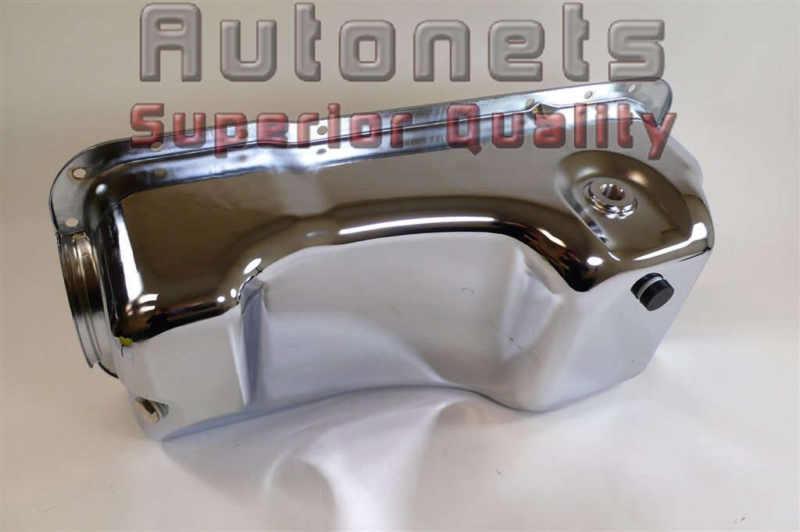 Ford small block oil pan 83-93 mustang 302 5.0 5.0l chrome street hot rat rod