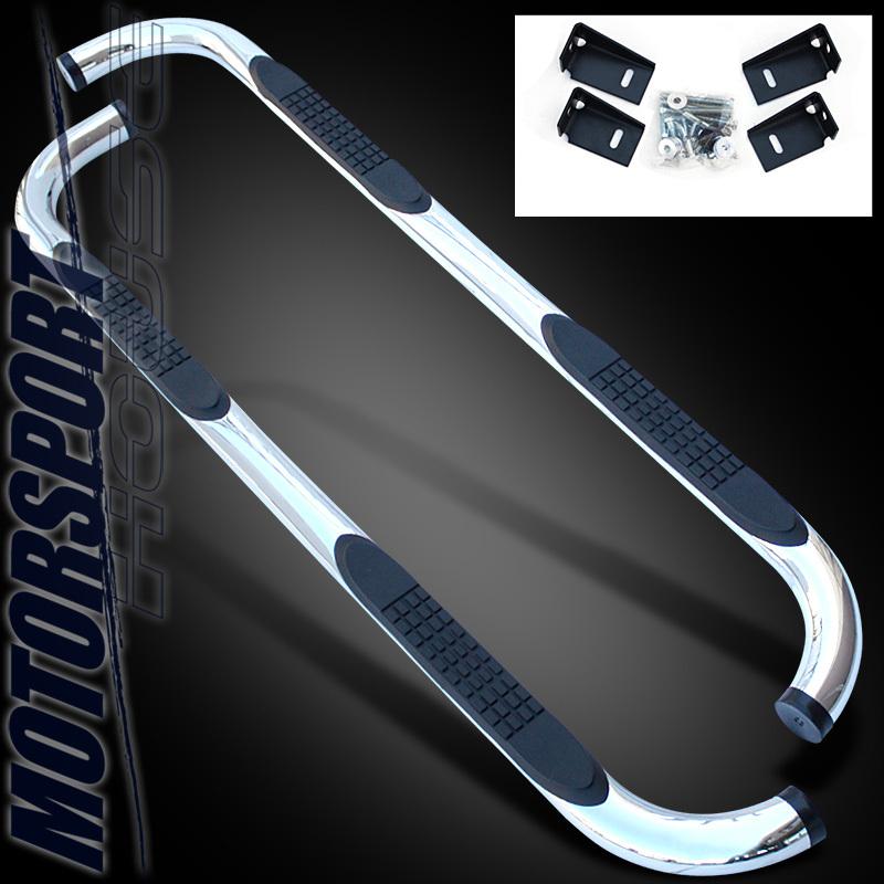 04-08 dodge durango suv chrome stainless steel side step nerf bars running board