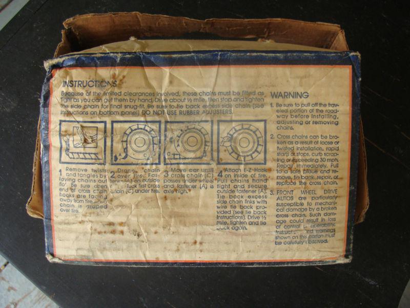 Purchase Campbell Class "S" Tire Chains Radial & Bias NEW in Ohatchee, Alabama, US, for US 25.00