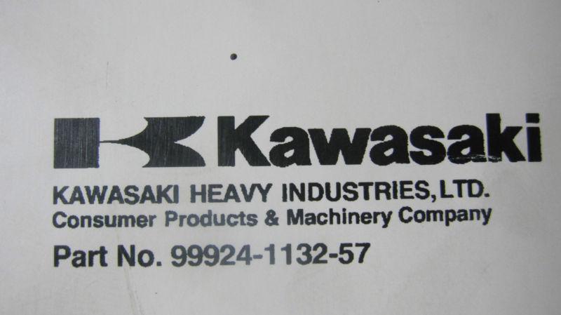 1990-2003 KAWASAKI KX500 99924-1132-57 MOTORCYCLE SERVICE MANUAL SUPPLEMENT, US $9.95, image 2