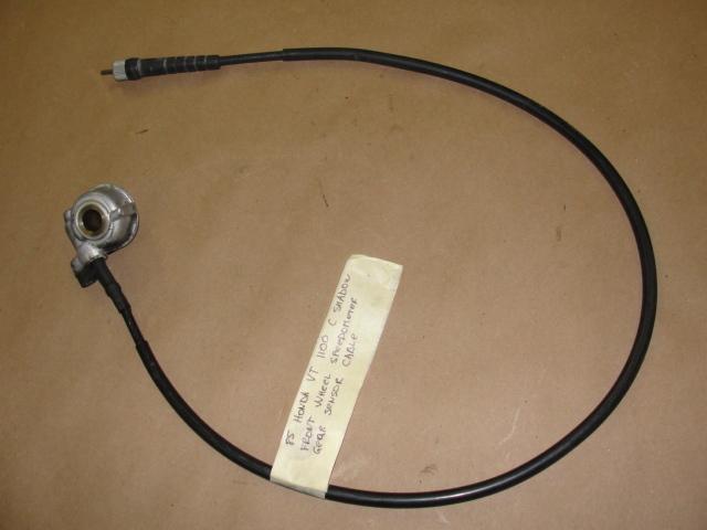 85 honda vt 1100 c shadow   front wheel speedometer gear sensor cable 