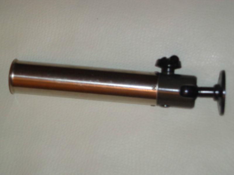 Stainless steel rod holder with permenent mount