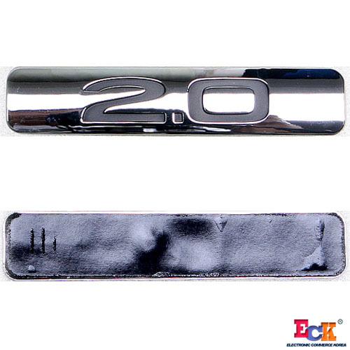 Chrome plated [2.0] emblem for i30 , i30cw free shipping w/ tracking number 