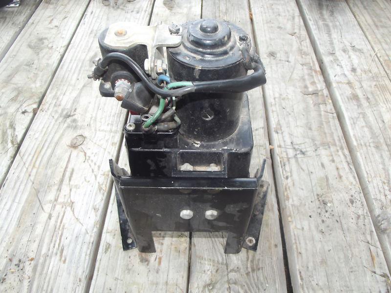 MERCRUISER HYDRAULIC TRIM PUMP #105921 METAL RESEVOIR & #25661 SOLINOID , US $175.00, image 3